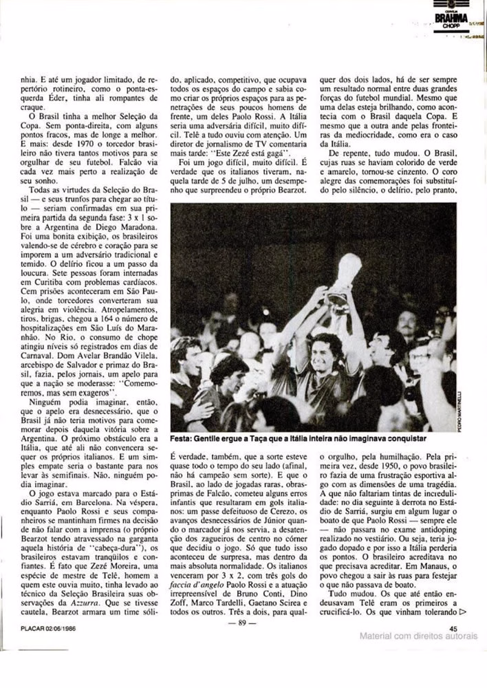 1986 Revista Placar N 836 020686 GUIA DA COPA DO MUNDO Pagina51
