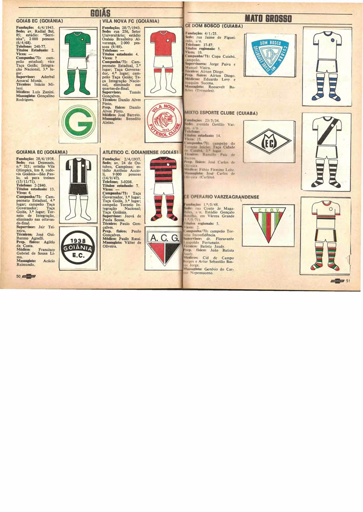 1972 ENCICLOPEDIA DO FUTEBOL 19711972 Placar Pagina26