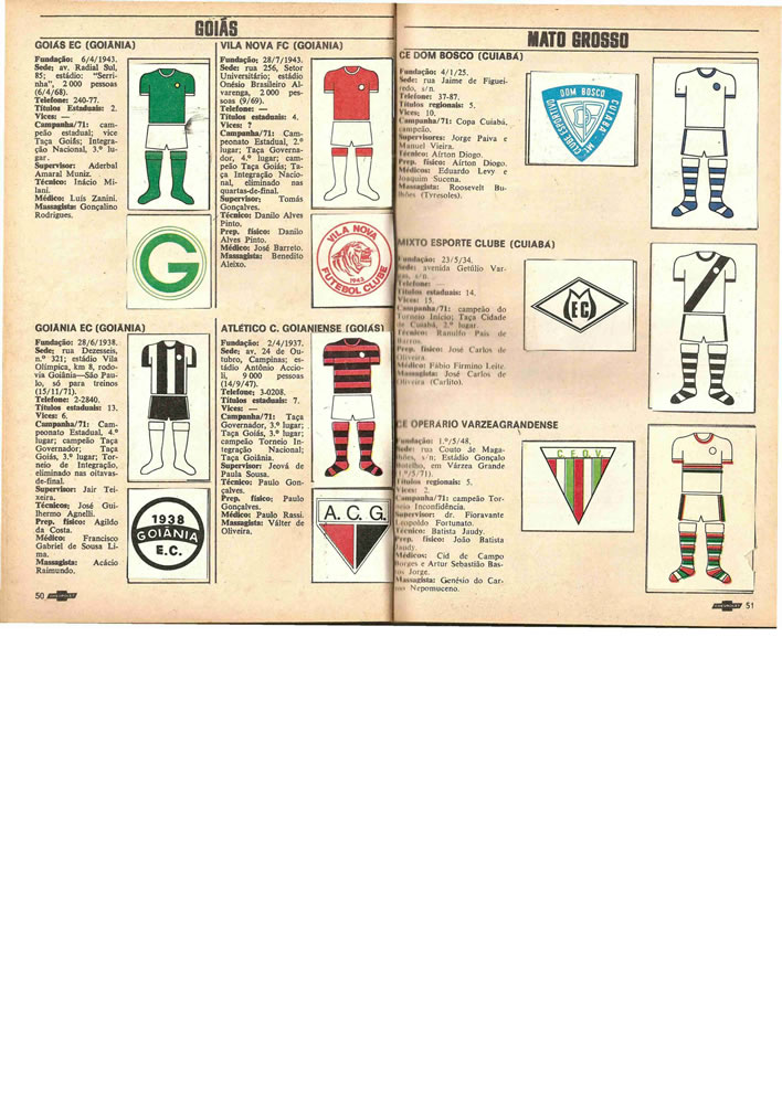 1972 ENCICLOPEDIA DO FUTEBOL 19711972 Placar Pagina26