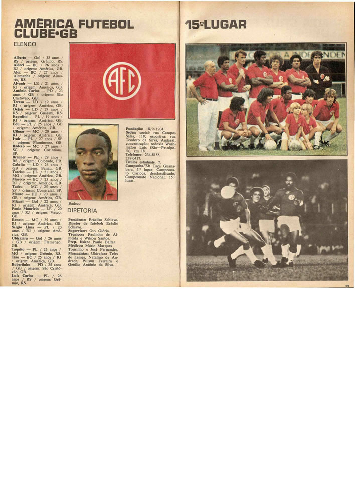 1973 ENCICLOPEDIA DO FUTEBOL 19721973 Placar Pagina20