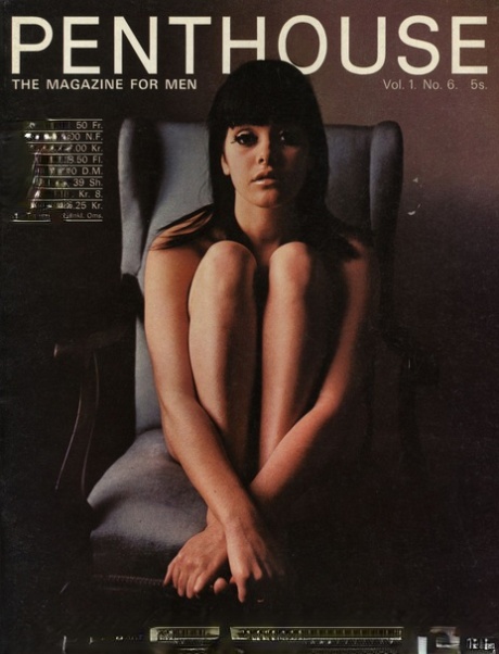 Modelos vintage quentes posam de forma provocante nas capas da revista Penthouse